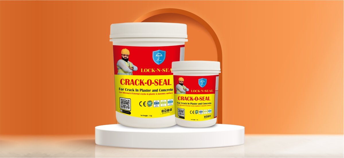 Crack-O-Seal acrylic crack filler for plastered walls and concrete